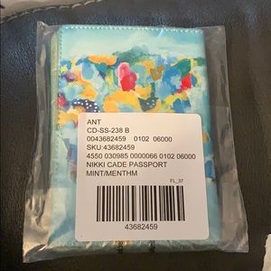 Nicki Cade for Anthropologie Map Passport Holder